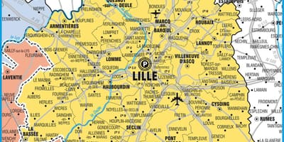 Lille Eyalet haritası