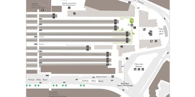 Lille flandres tren istasyonu haritası
