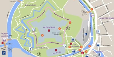 Lille park haritası